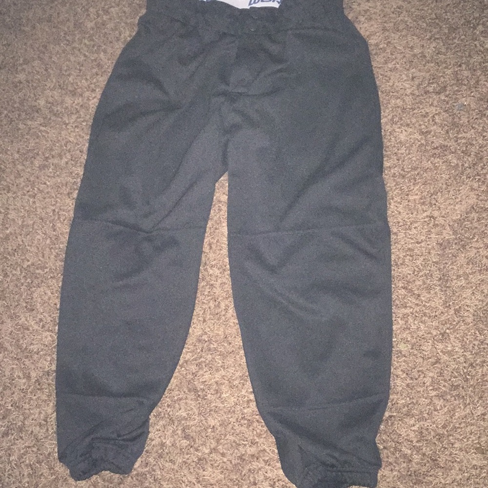 Black softball pants